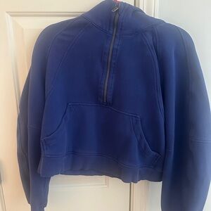 Scuba quarter zip Hoodie with Half-Zip